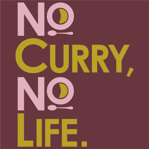 No curry‚ No life.Tシャツ