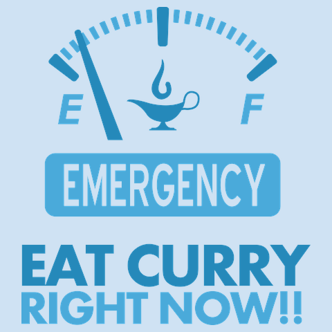 今すぐカレーが<br />食べたい！Tシャツ