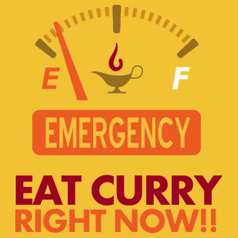 今すぐカレーが<br />食べたい！Tシャツ