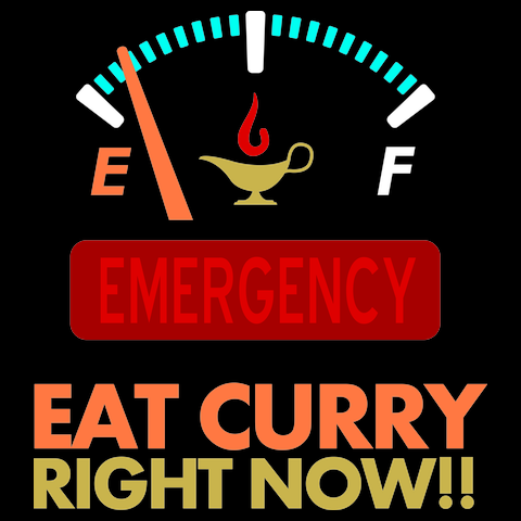 今すぐカレーが<br />食べたい！Tシャツ