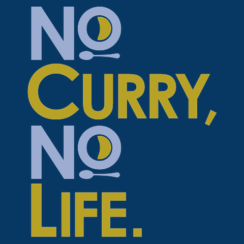 No curry‚ No life.Tシャツ