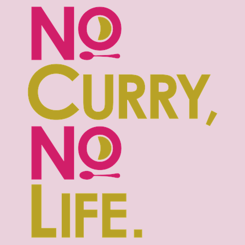 No curry‚ No life.Tシャツ
