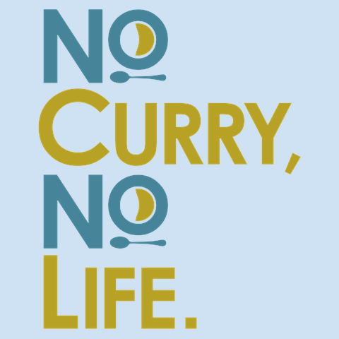 No curry‚ No life.Tシャツ