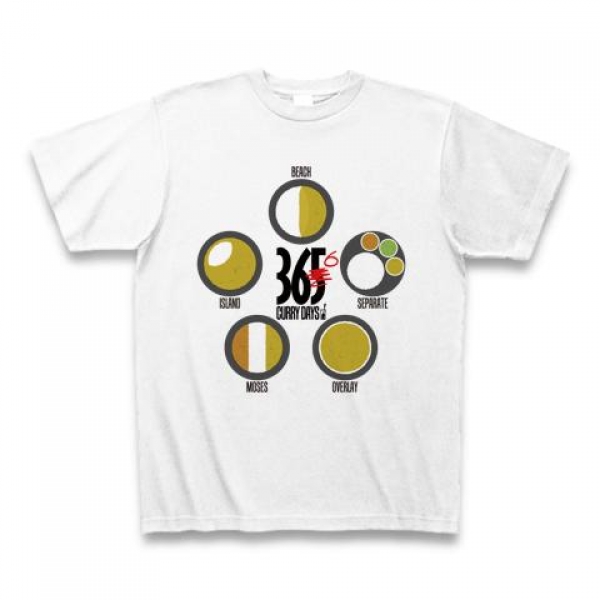 カレーの盛り付け方Tシャツ