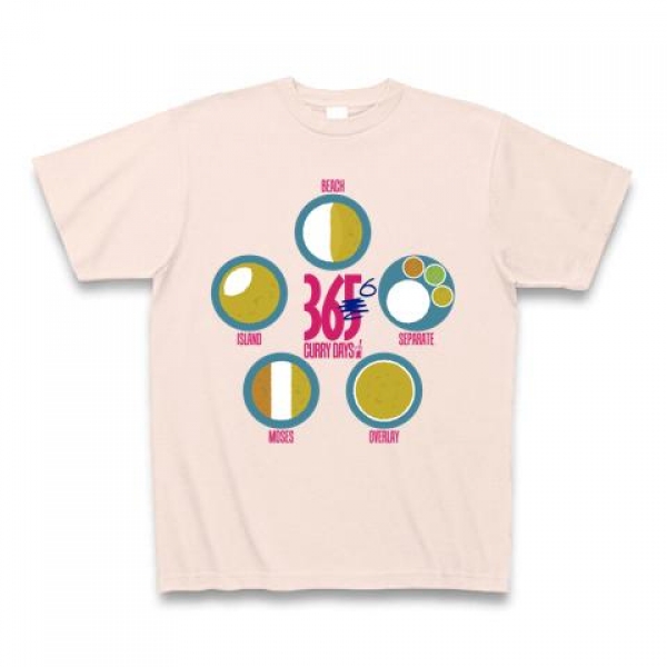 カレーの盛り付け方Tシャツ