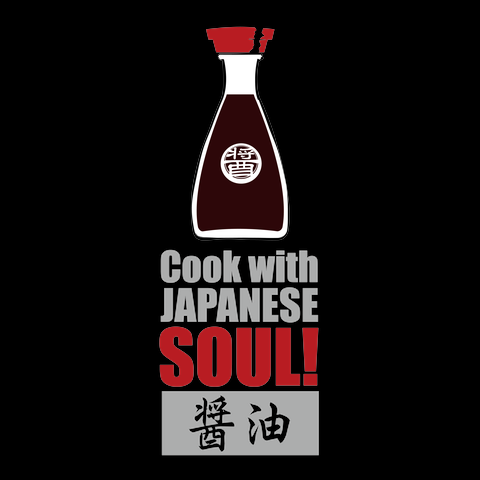 Cook with JAPANESE SOUL! 醤油Tシャツ